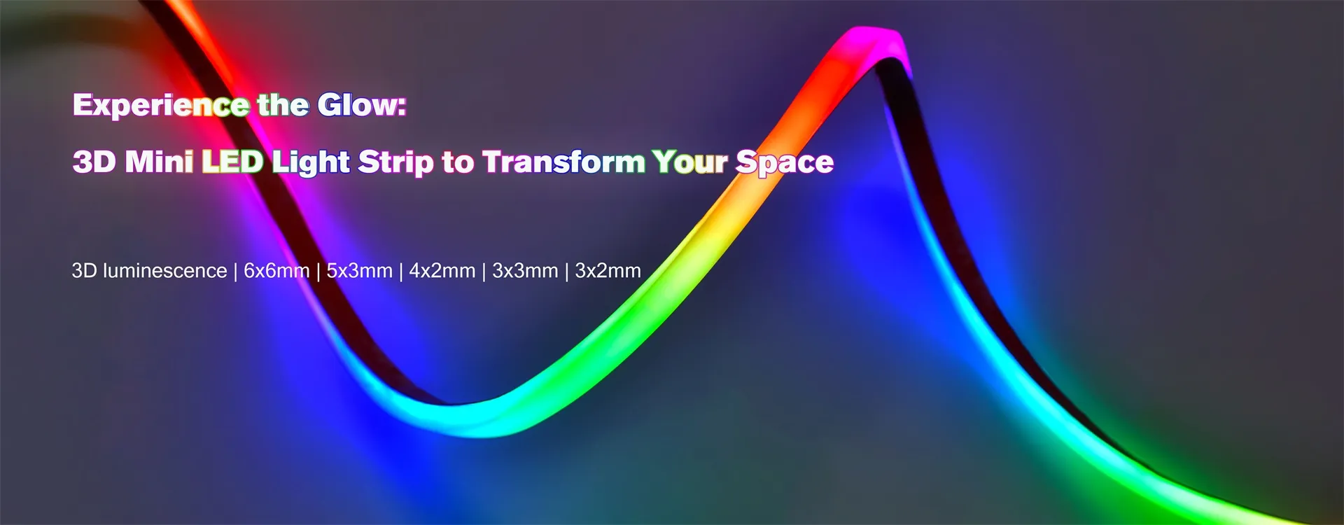 3D Mini LED Strip 6x6mm