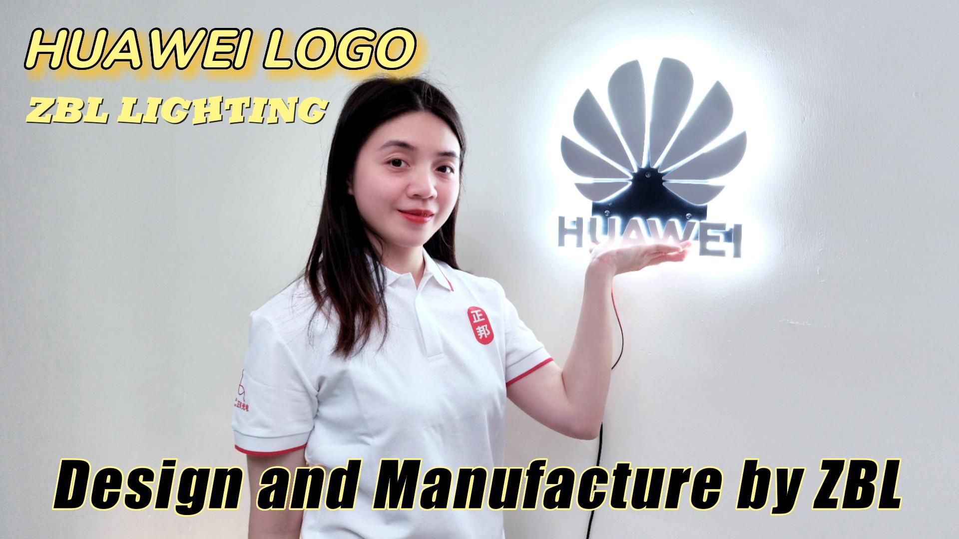 Huawei Logo Designed and Manufactured by ZBL