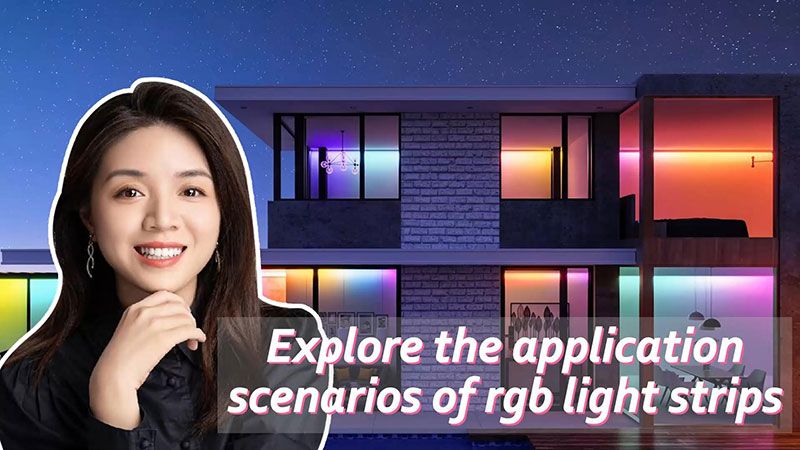 Indoor RGB strip light product explanation