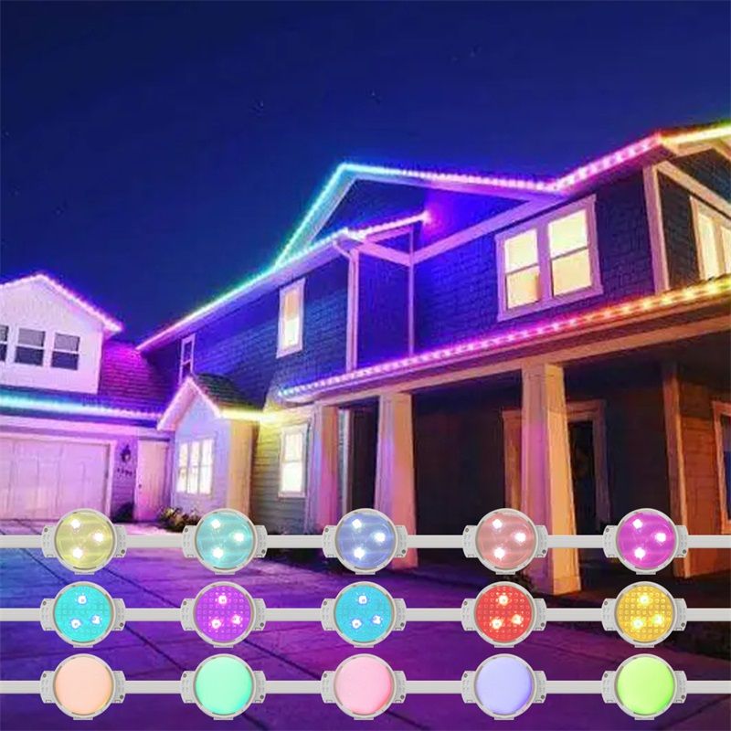 Point light source 30RGB 3PCS house decoration - 6