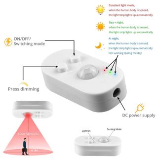 LED Induction lighting,Body sensing LED strip, USB powered - 3