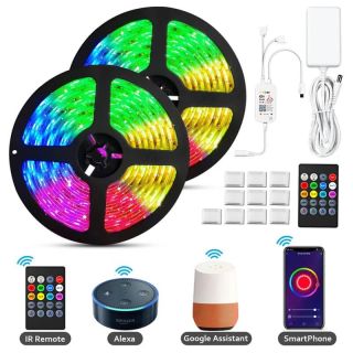 IR control RGB 5050 5M 10M 18L Strip Kit Nonwaterproof Flex strips for Living Room - 3