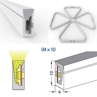 Neon LED Strip 4mm*10mm 120LEDs/M 24V 3000K - 4